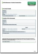 APS Allowance Transfer Declaration