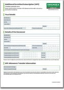 Additional Permitted Subscription (APS)