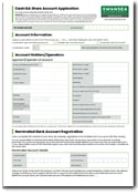 Cash ISA Application