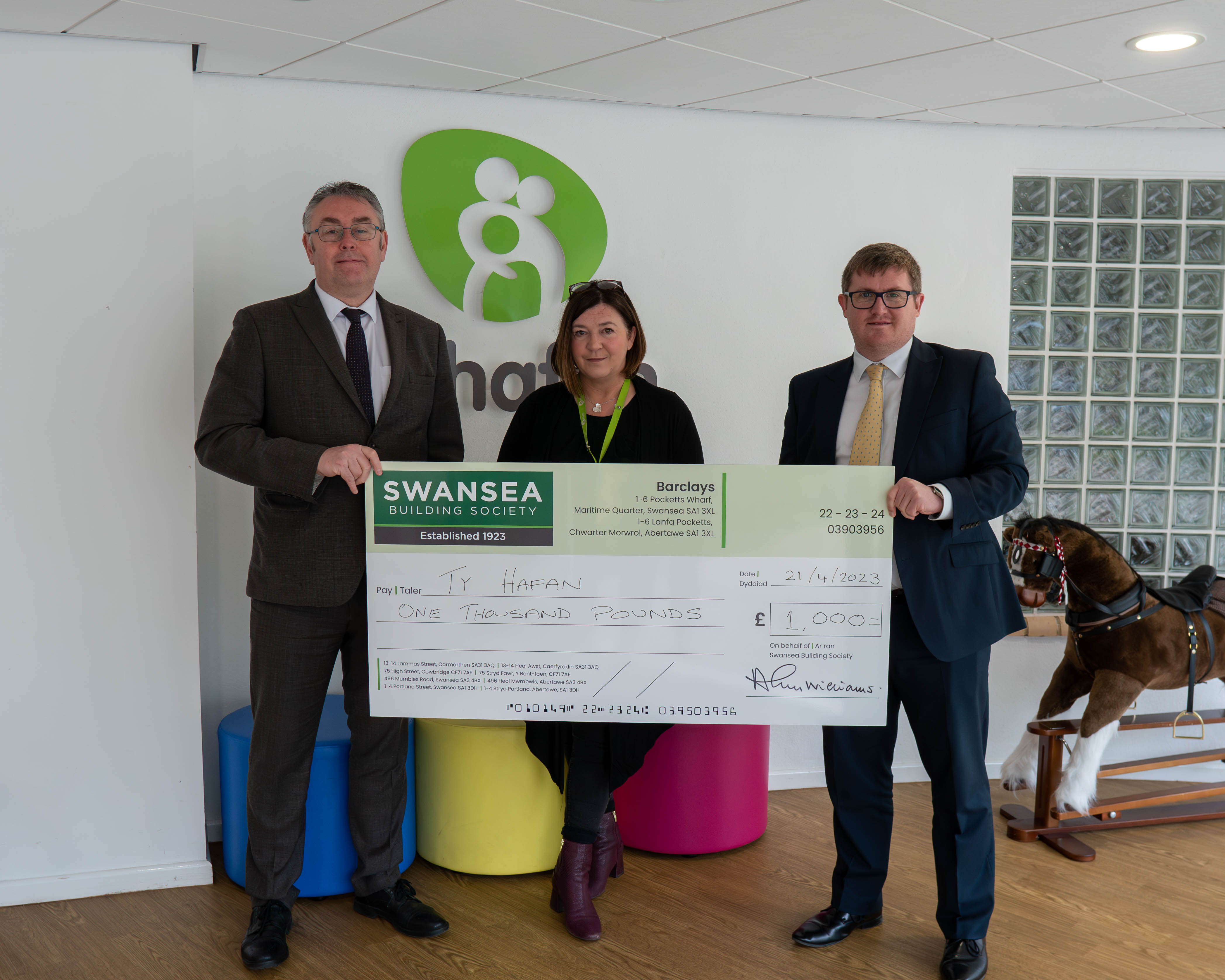 Delighted to fund a sensory POD for Tŷ Hafan Children's Hospice