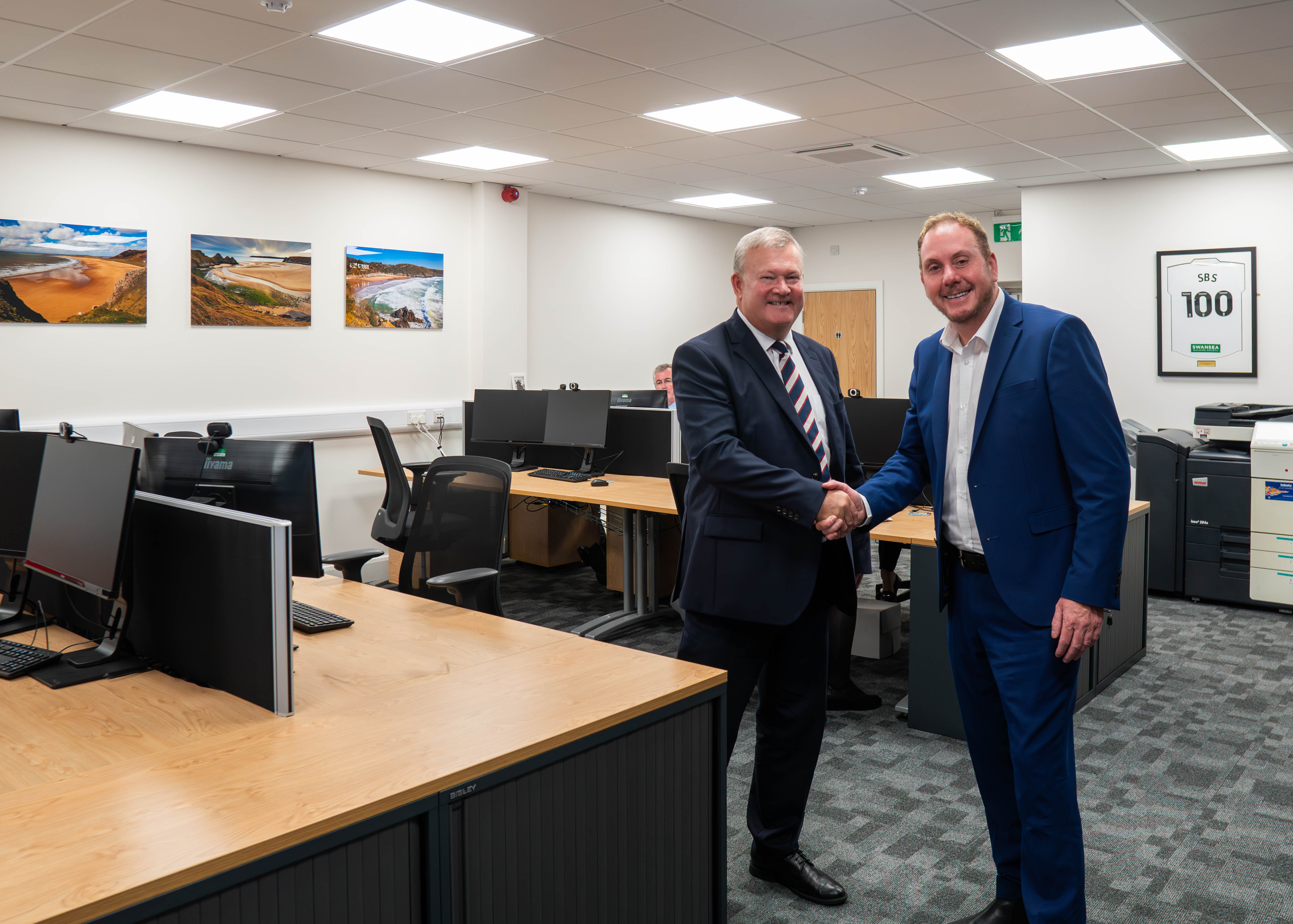 Proud to welcome Cllr Rob Stewart for official opening of our head office expansion
