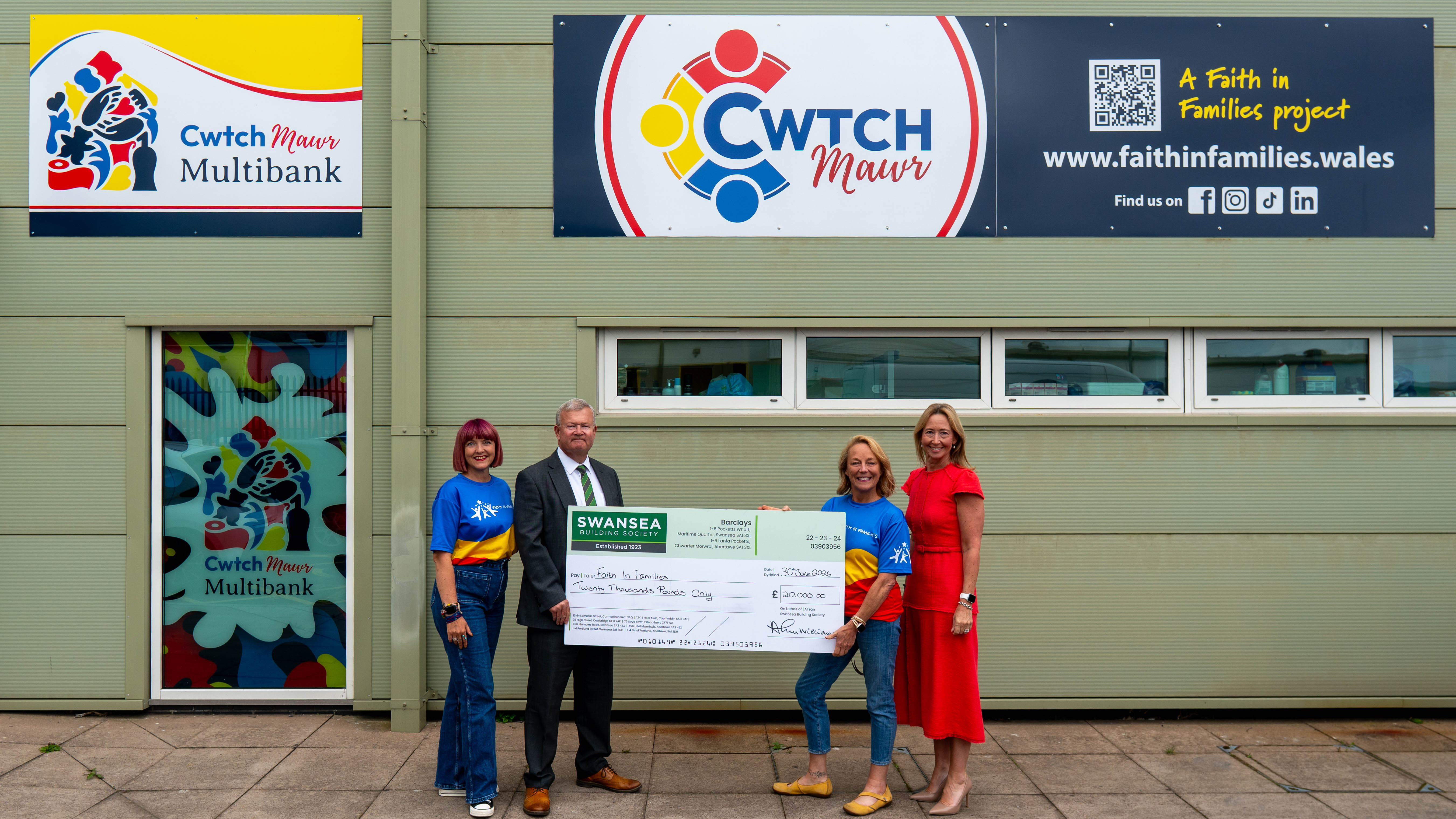 Faith in Families receives £20K from Alun’s 25-year anniversary fund