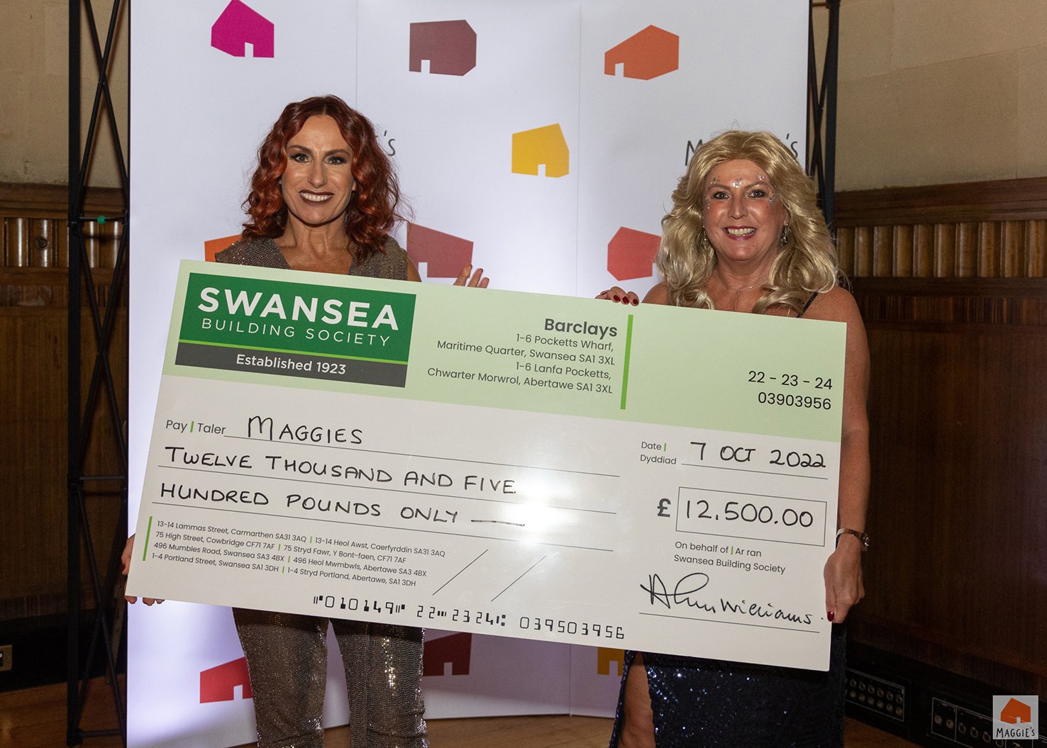 We donate over £12K to Maggie’s cancer charity