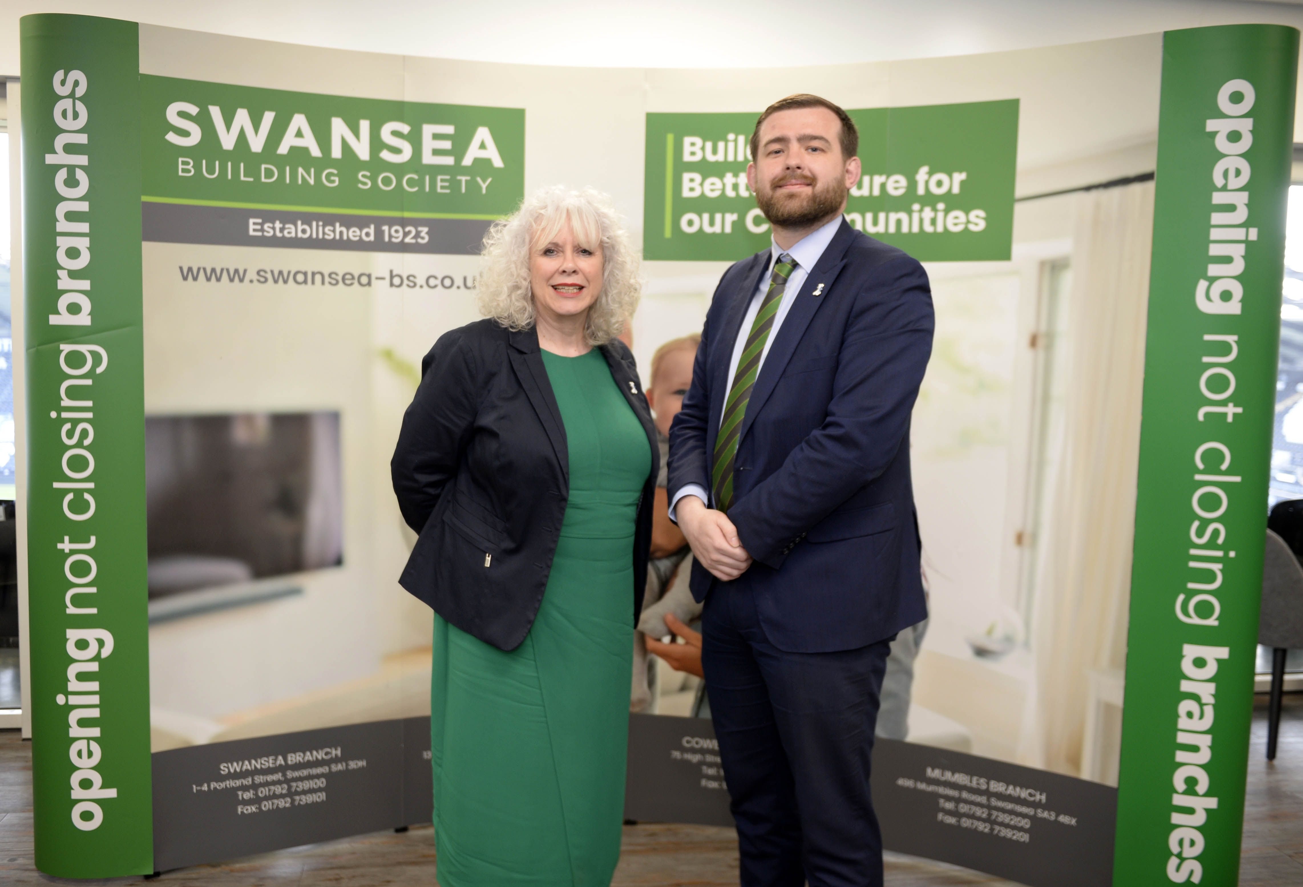 Swansea Building Society celebrates a decade of success in Carmarthen with expansion plans
