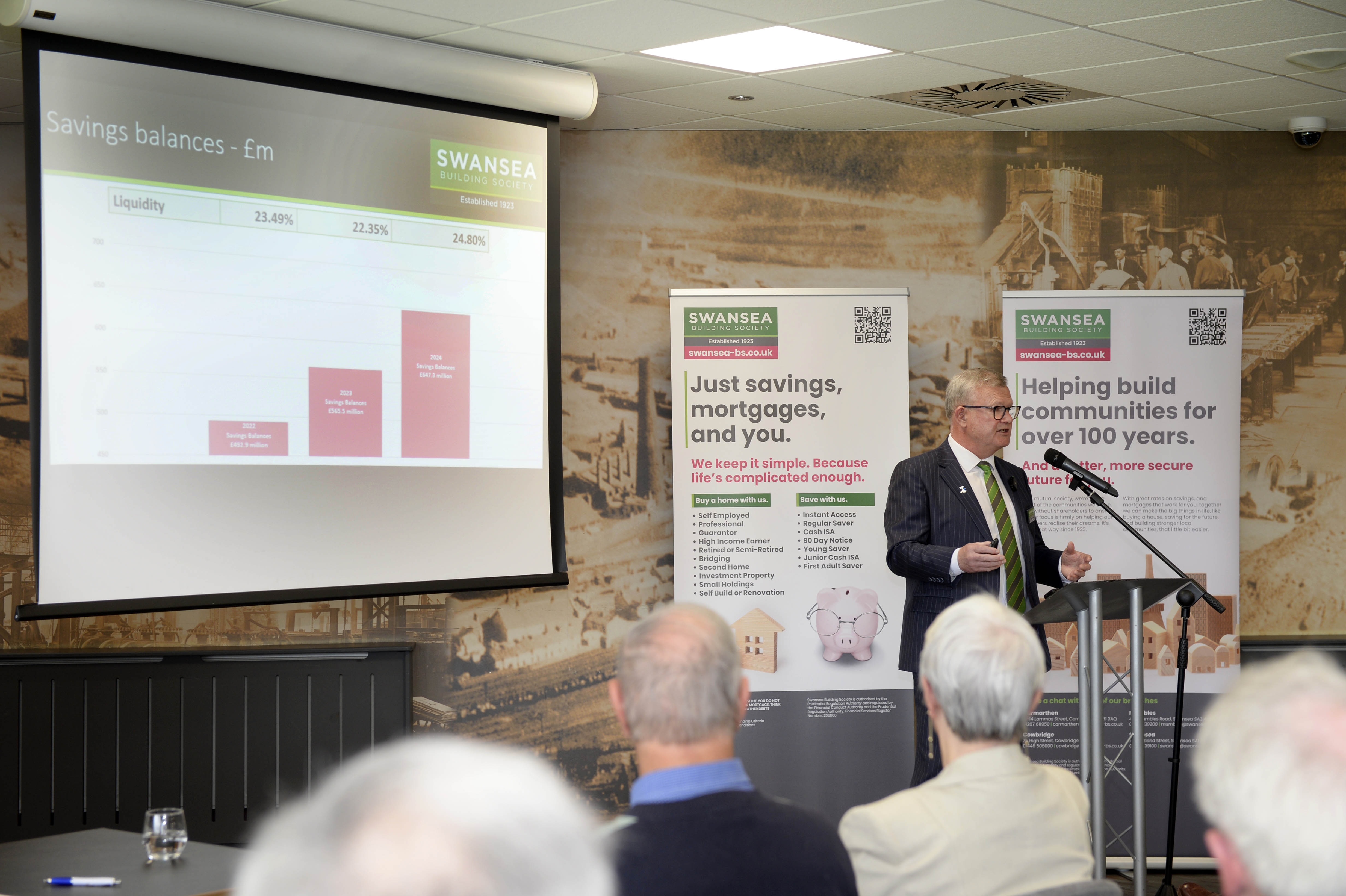 Celebrating record results, launching new app and donating to Prostate Cymru at our AGM
