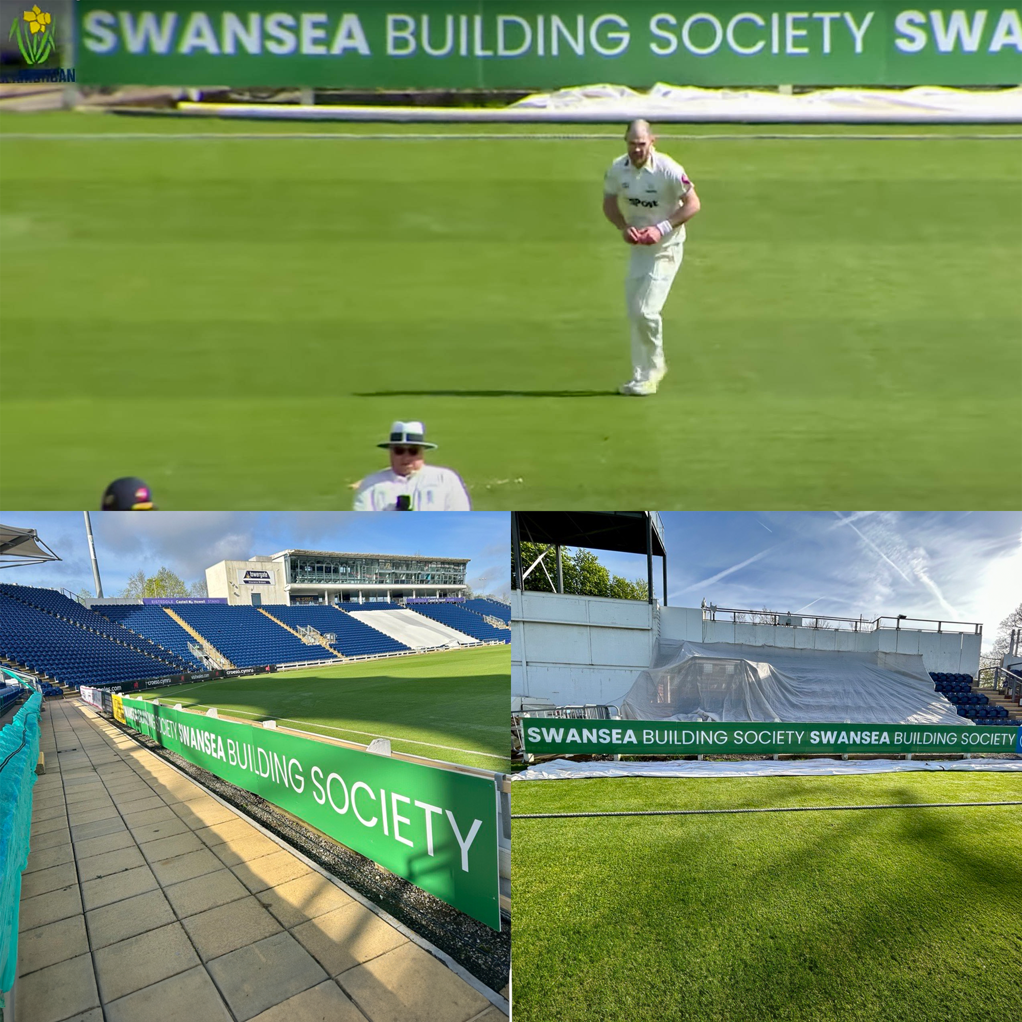 Swansea Building Society proudly supports Glamorgan Cricket Club
