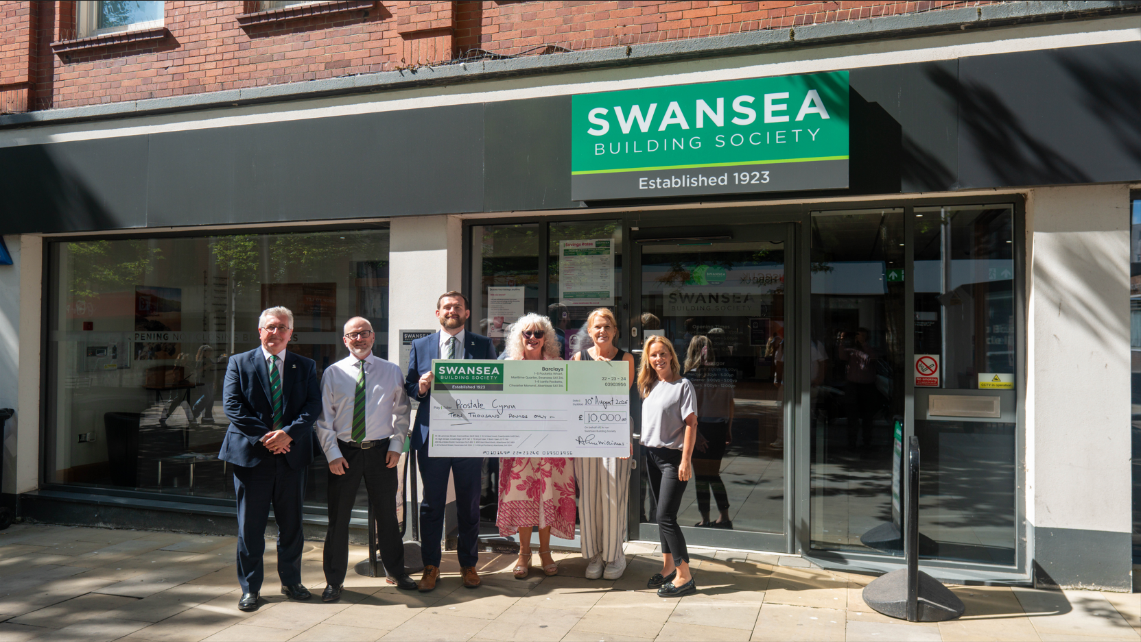 Our Society donates £10,000 to Prostate Cymru to support Specialist Cancer Nurses across Wales