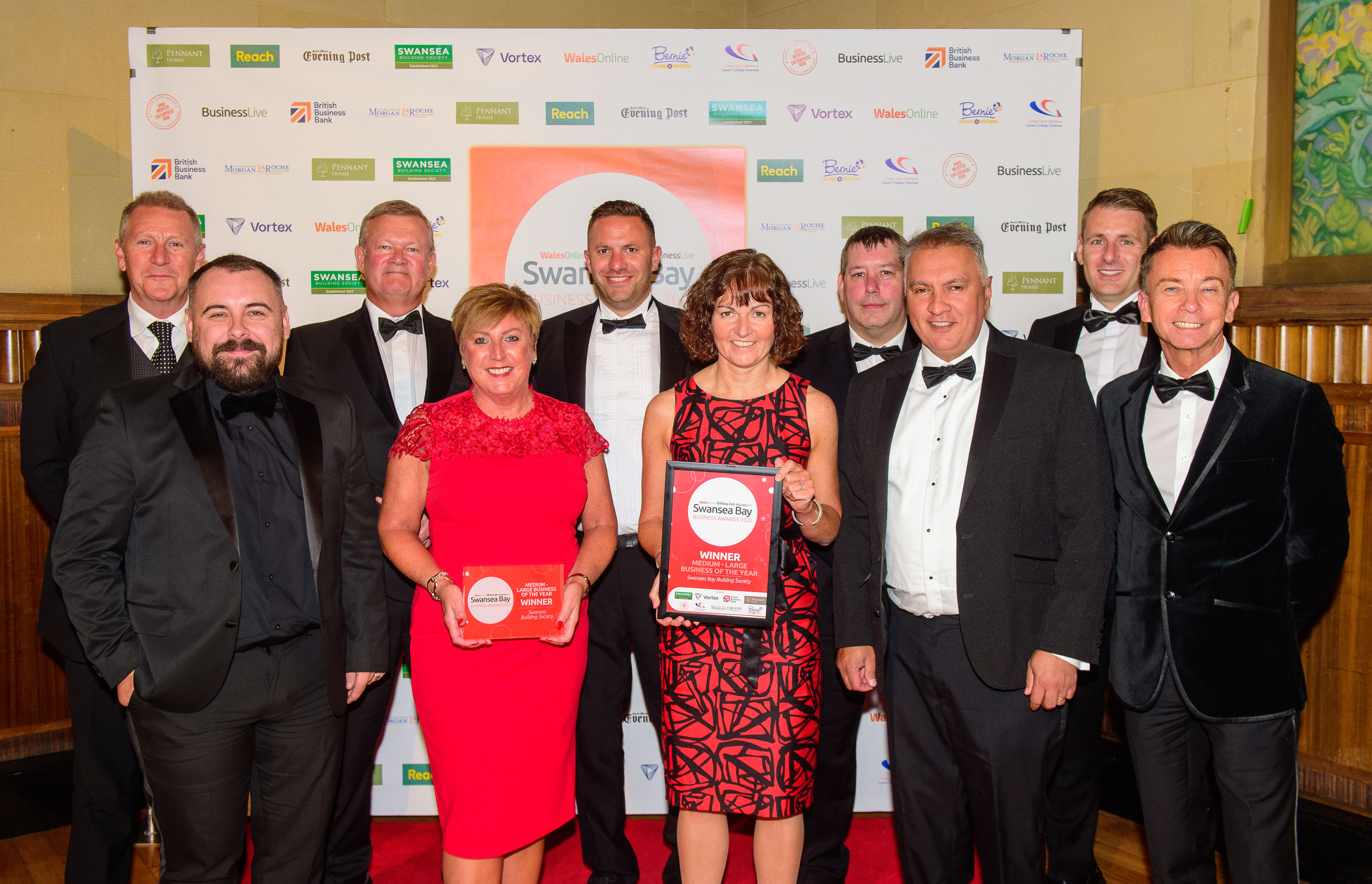 Our Society wins at the Swansea Bay Business Awards 2022