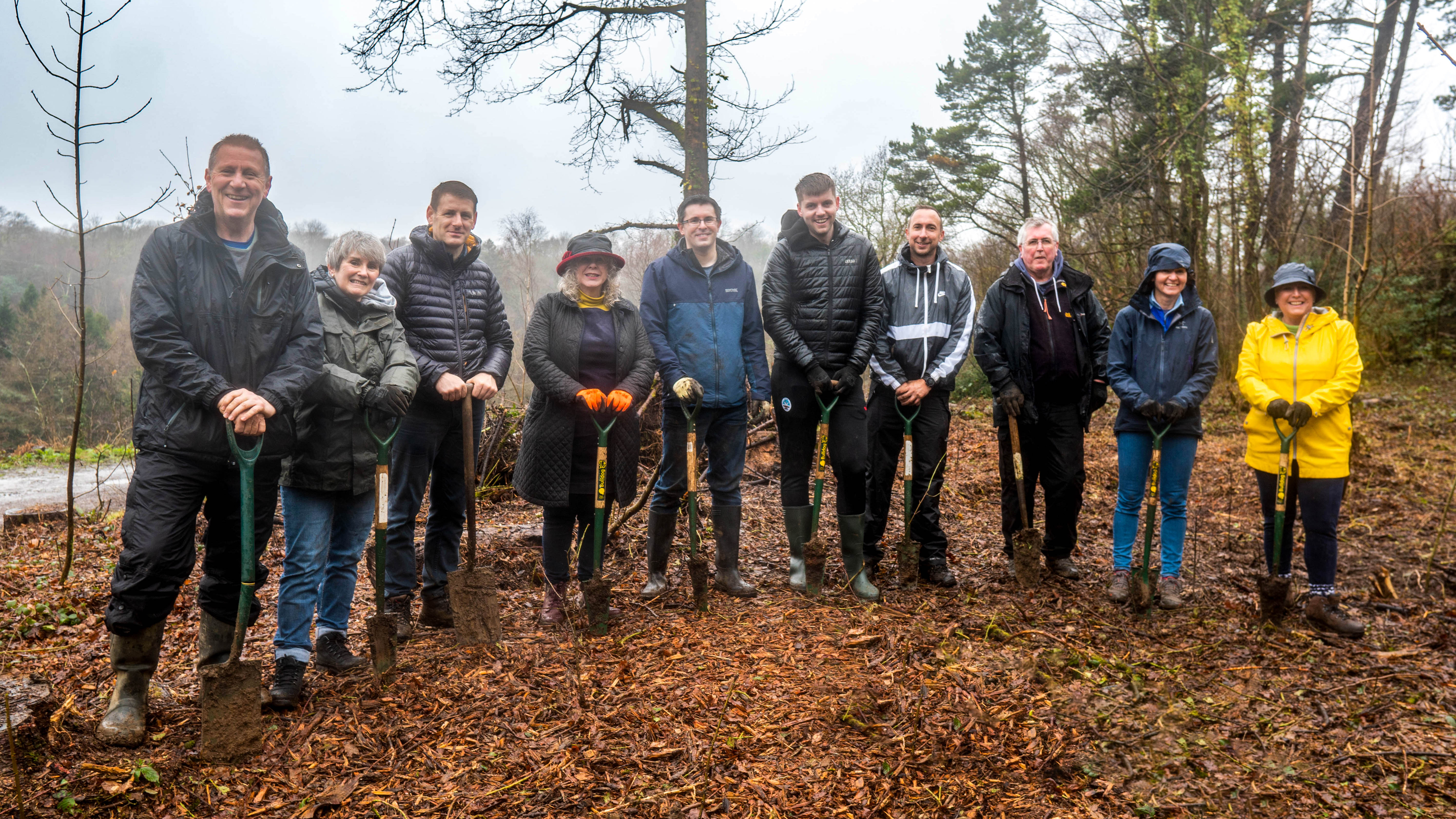 Proud to plant 100 trees to mark our centenary