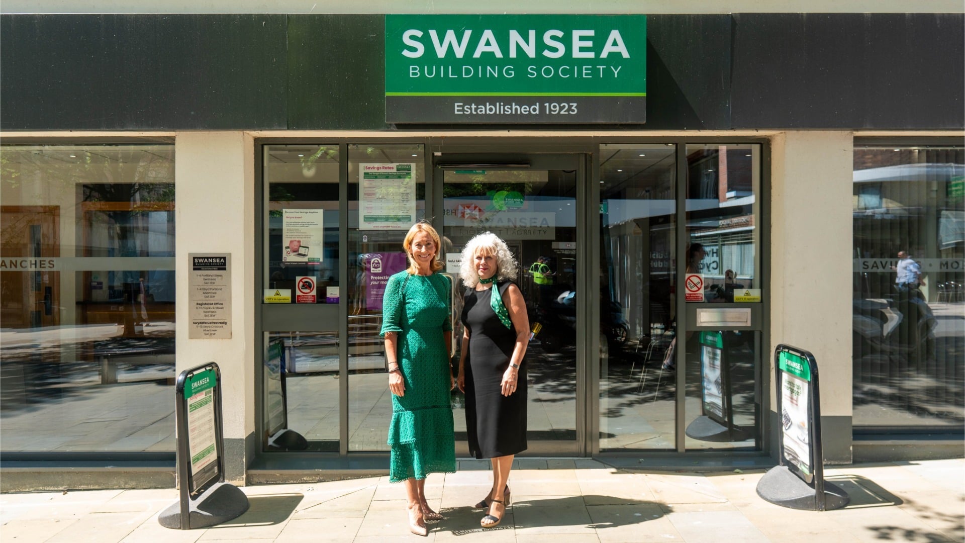 Full circle for Claire as she returns to Swansea Building Society 40 years after starting her career