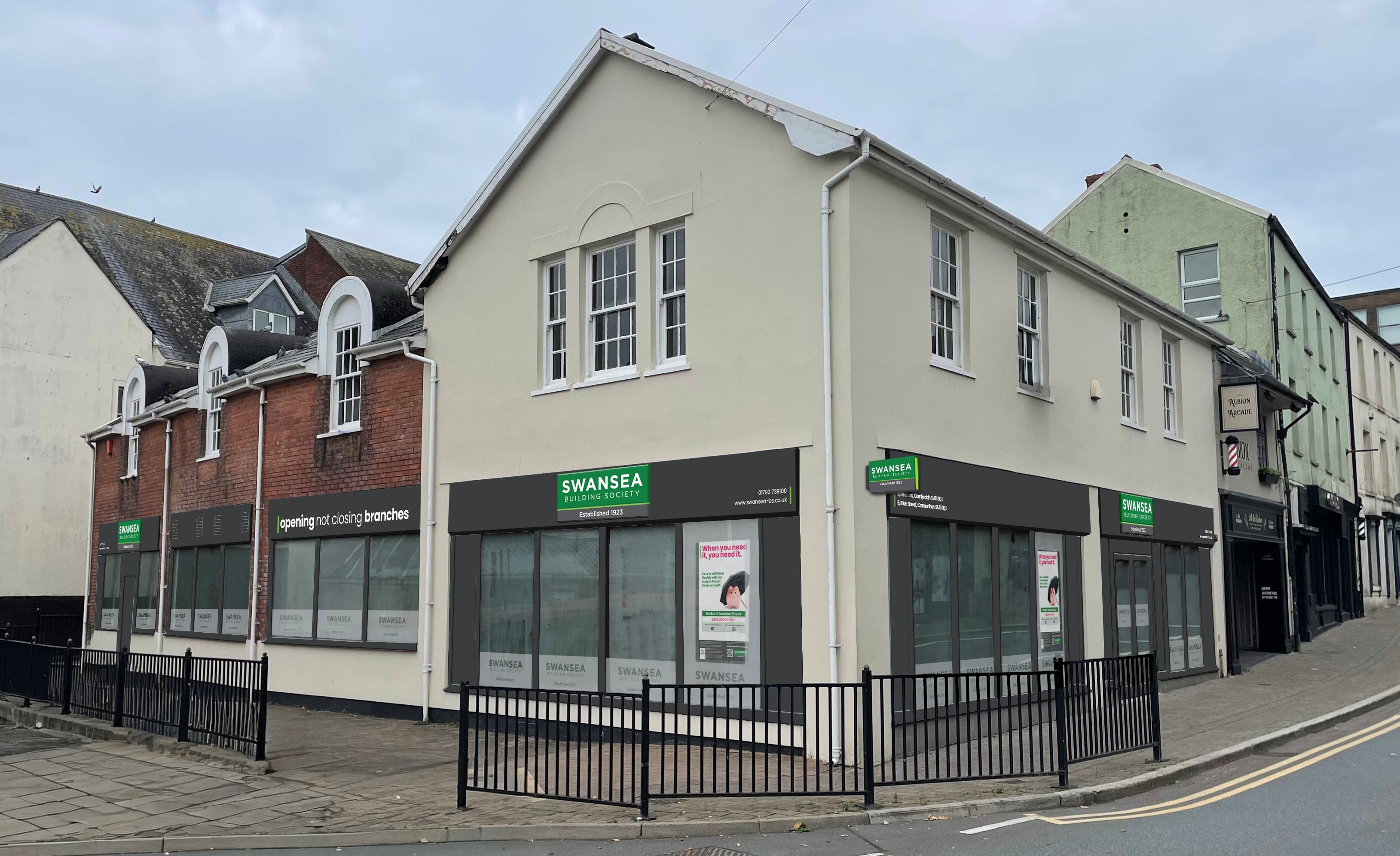 Work begins on our new Blue Street premises in Carmarthen