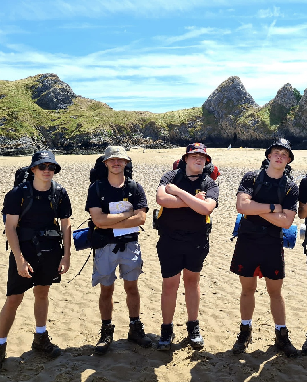 Proud to sponsor the Rhossili to Mumbles DofE Wales Gower Walk Challenge