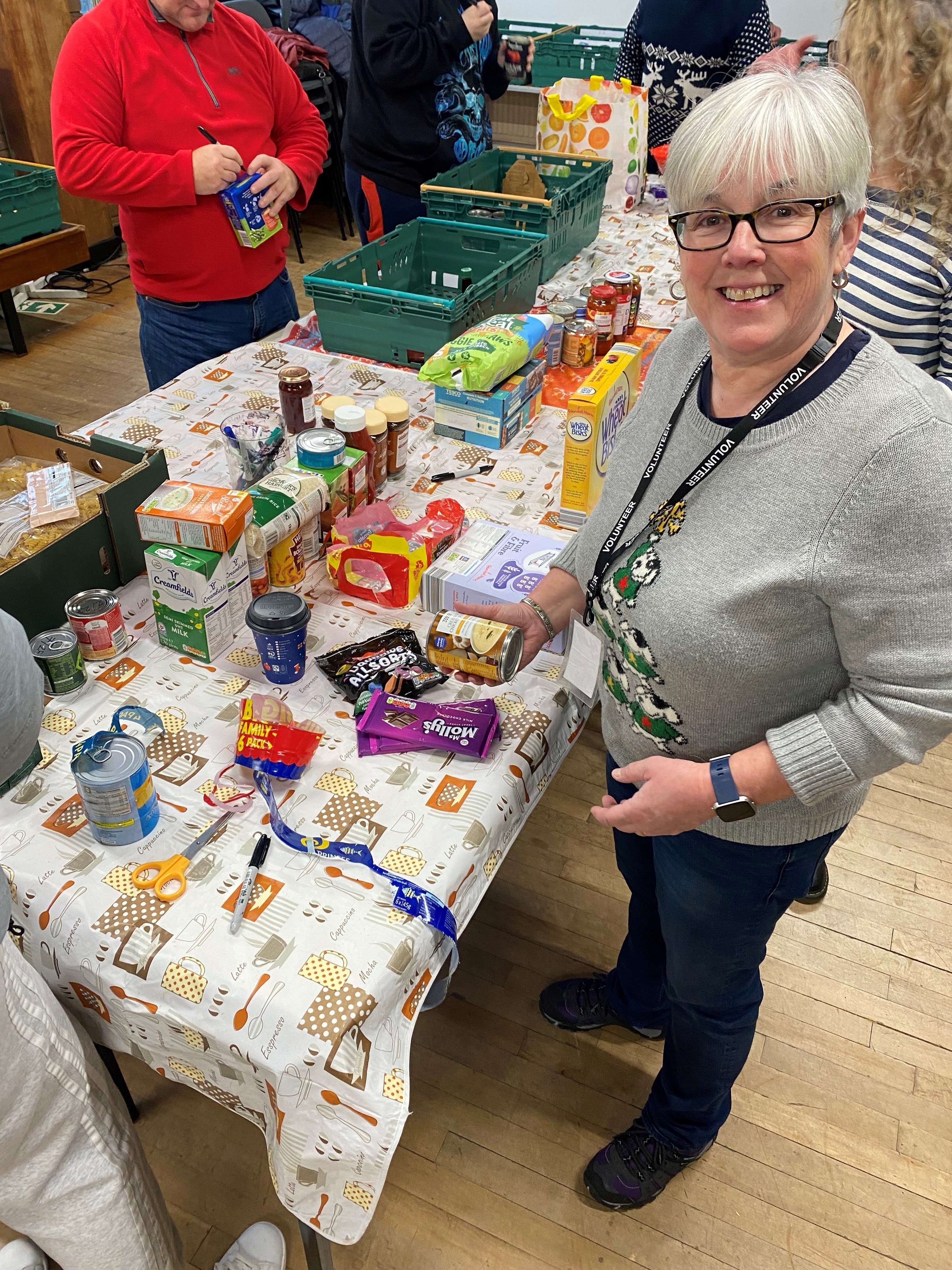 Delighted to make £3,000 donation to local foodbanks