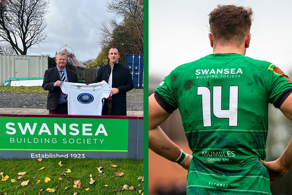 Swansea Building Society sponsors two Swansea Rugby clubs